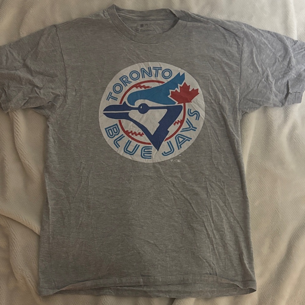 Fanatics Toronto Blue Jays Gray Short Sleeve Tee